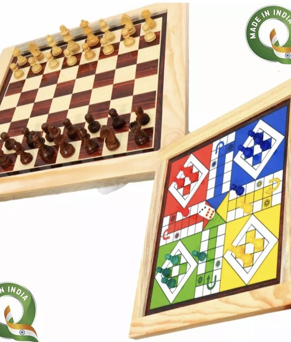 New Chess & Ludo 2 In 1 Board Game