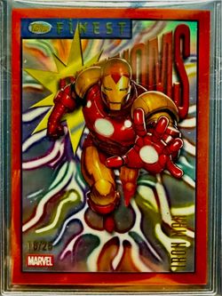 2026 Topps Finest Marvel Iron Man TF-045 Serial Numbered 15/25