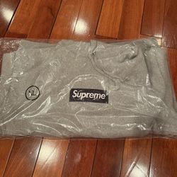 Supreme Box Logo Hoodie Grey XL