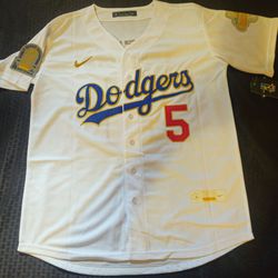 DODGERS FREEMAN GOLD JERSEY