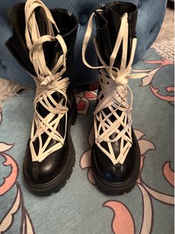 Azalea Wang Combat Boots