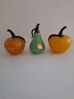 Glass Murano fruits