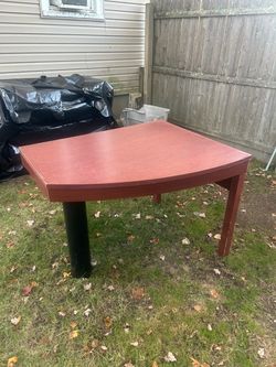 Red Wood Dining Table