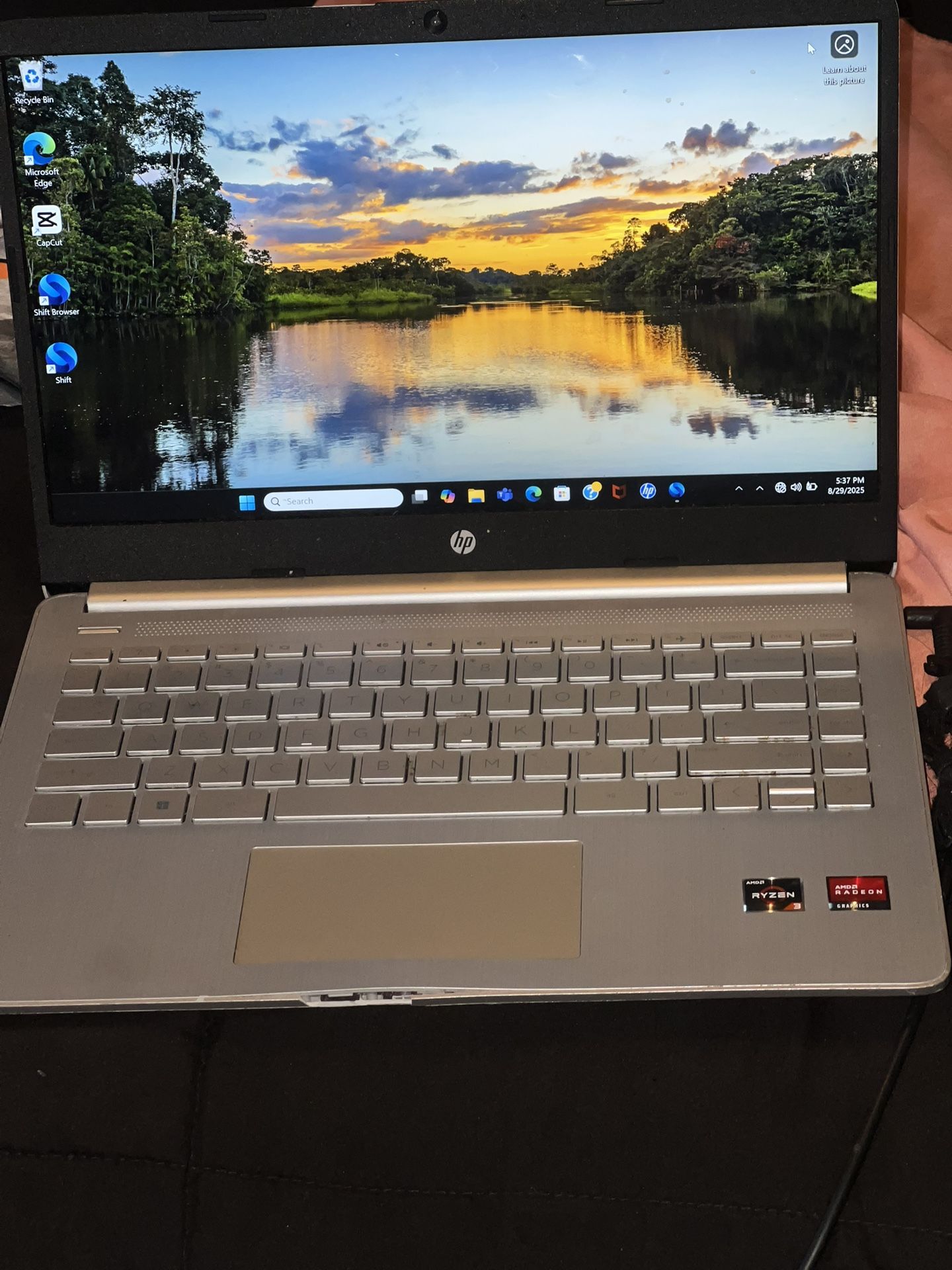 HP 14” Laptop – Ryzen 3, 4GB RAM, 128GB SSD, Windows 11