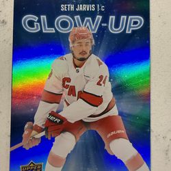 2025-26 Upper Deck Series 2 Seth Jarvis #GU-16 Glow-Up Hurricanes