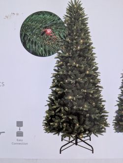 9' Feet's Pre-lit Xmas Tree 550 Color Changing LED Lights