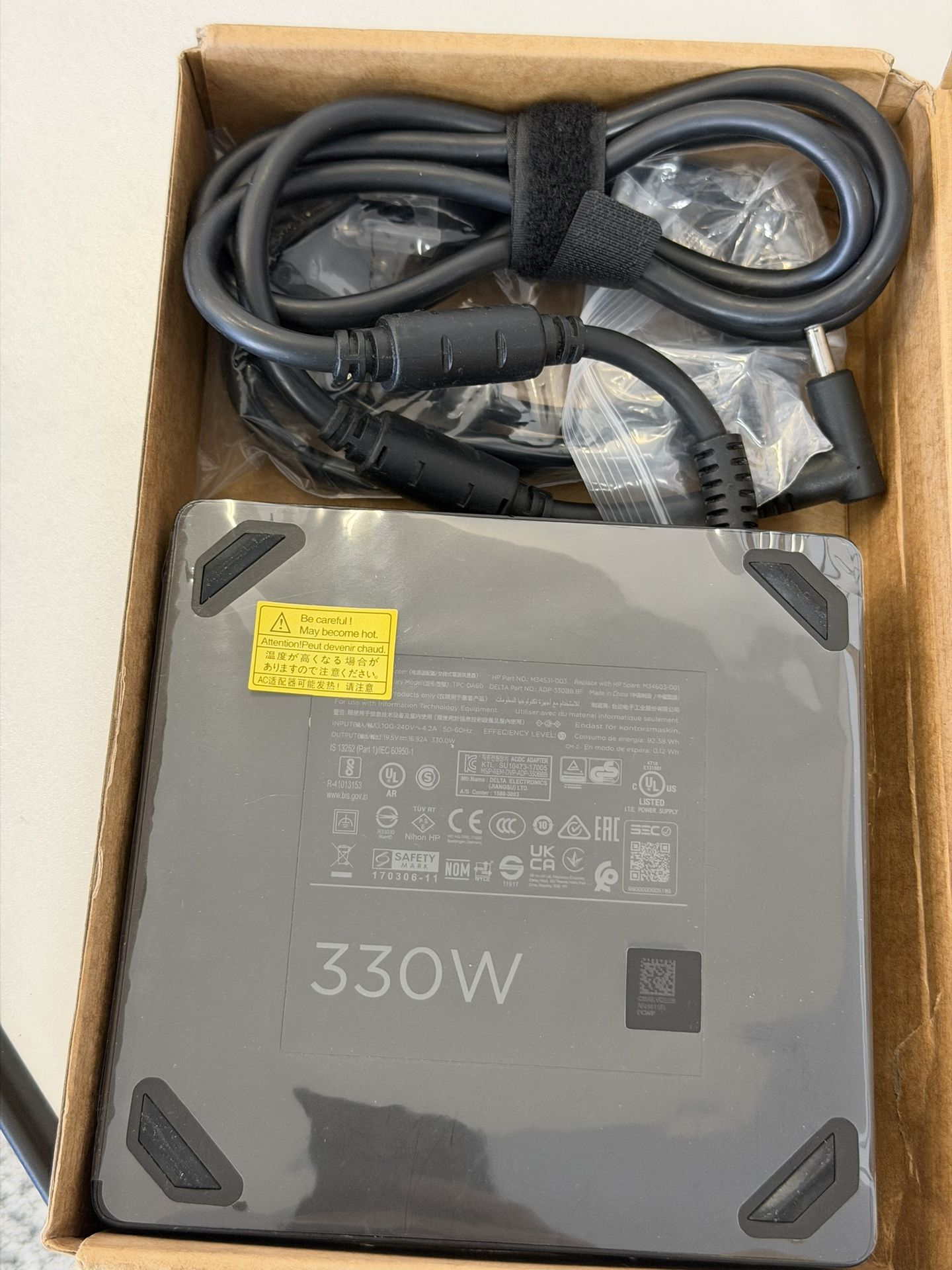 New 330 Watt HP omen Laptop Charger Gaming Ac Adapter 19.5 16.92