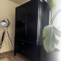 Black armoire
