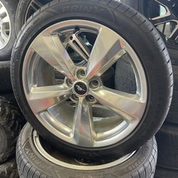 19” Ford Mustang Factory Wheels And Tires 5Lug