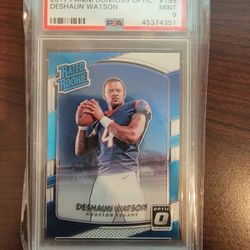 2017 Panini Optic Deshaun Watson Rookie Psa 9