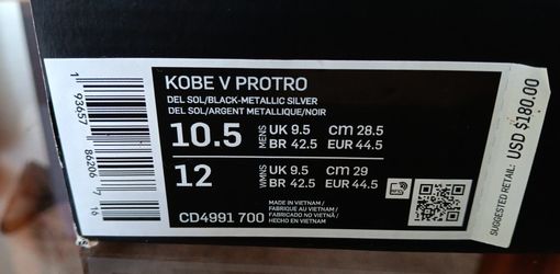 Kobe V Protro