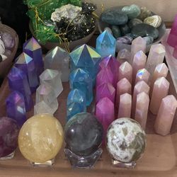 Aura Crystal Quartz Towers