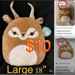 $10 Large Antelope Kieli 18” Squishmallow Brand New with Tag