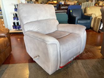 NEW! TRUE INNOVATIONS Hayden Light Gray Manual Rocking Recliner