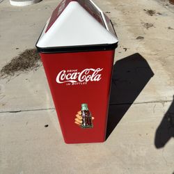 Coke Trash Can 1950s