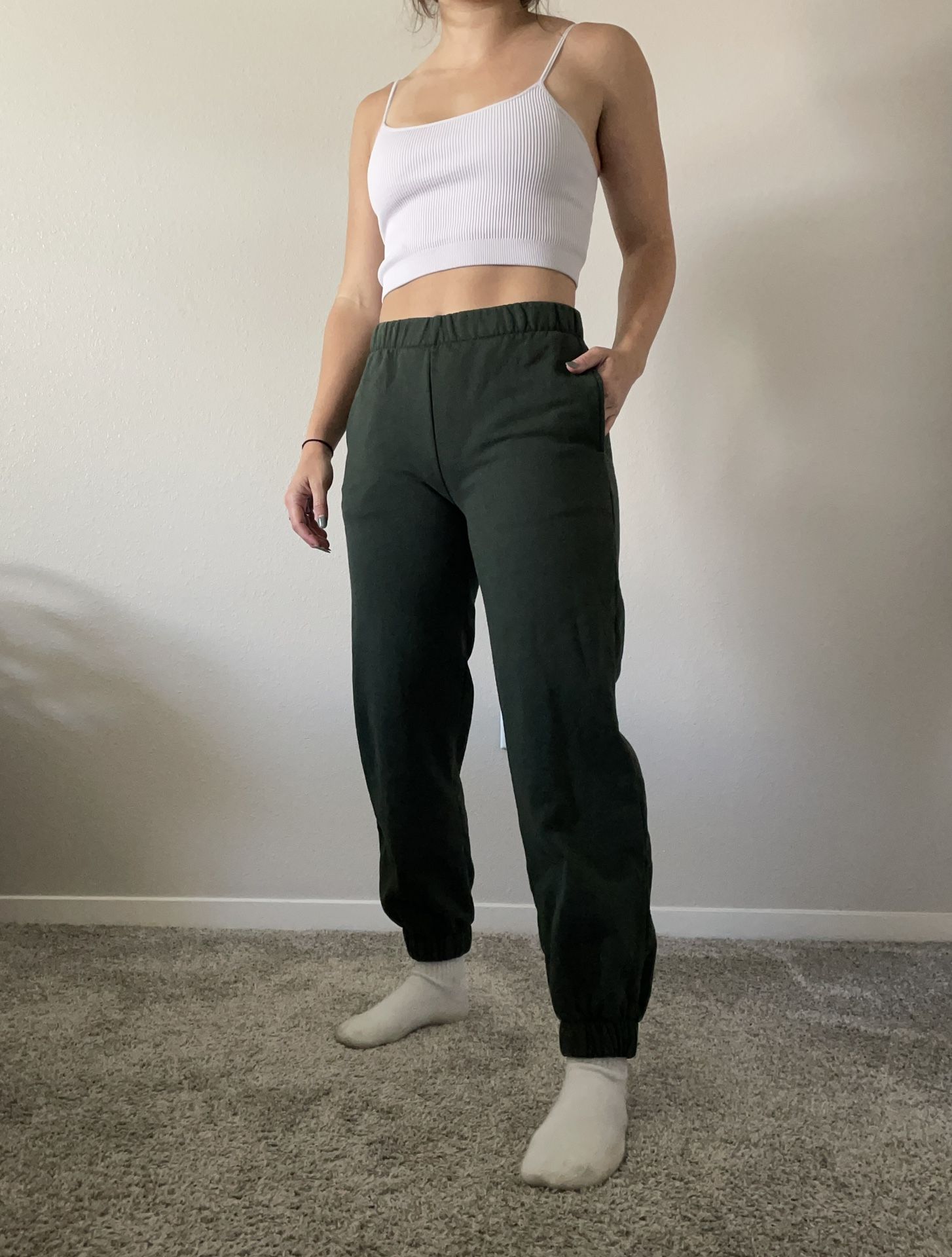 Green Brandy Melville Sweatpants for Sale in Reno, NV OfferUp