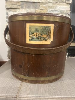 Antique Firkin Basket