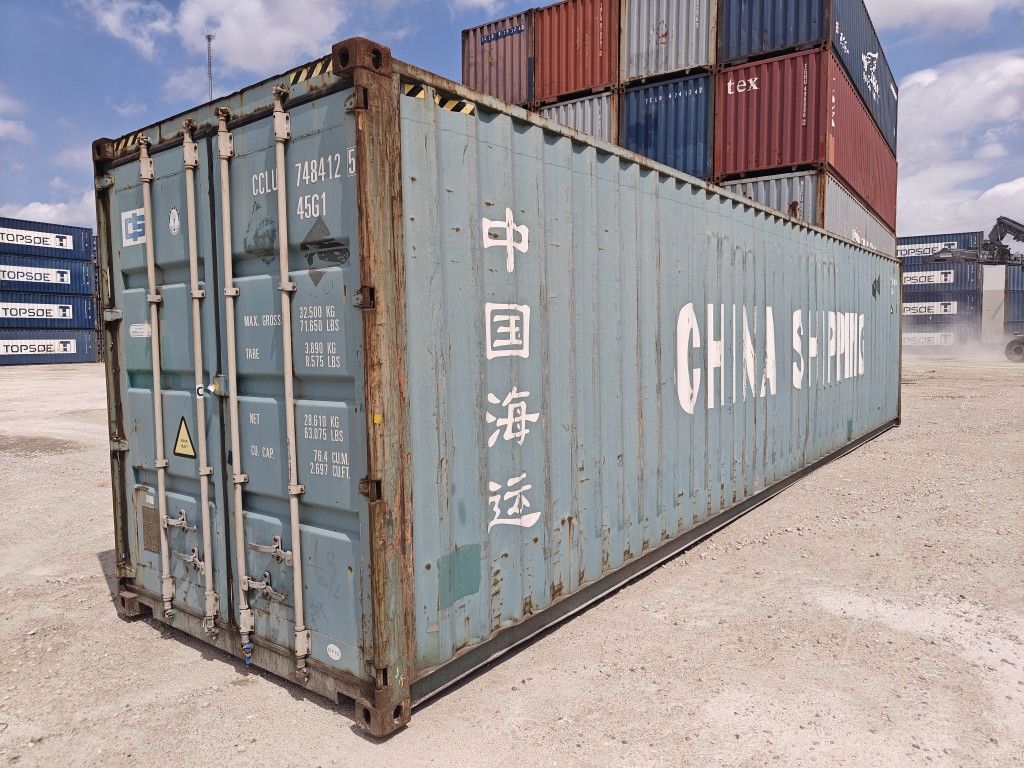 40ft x 8ft Wind & Water Tight Shipping Containers For Sale