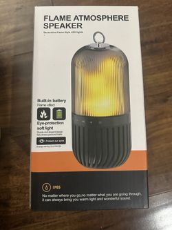 New! Flame atmosphere speaker