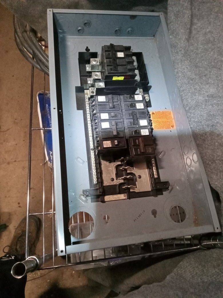 200amp Square D Breaker Box