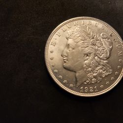 1921 S  MORGAN SILVER DOLLAR 