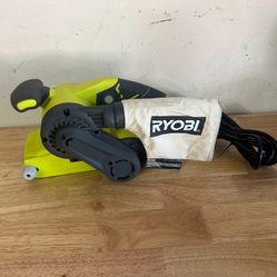 Ryobi Electric Corded Belt Sander Used Good Working Condition 