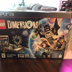 PS3 Lego Dimensions Console With Batman And Unikitty