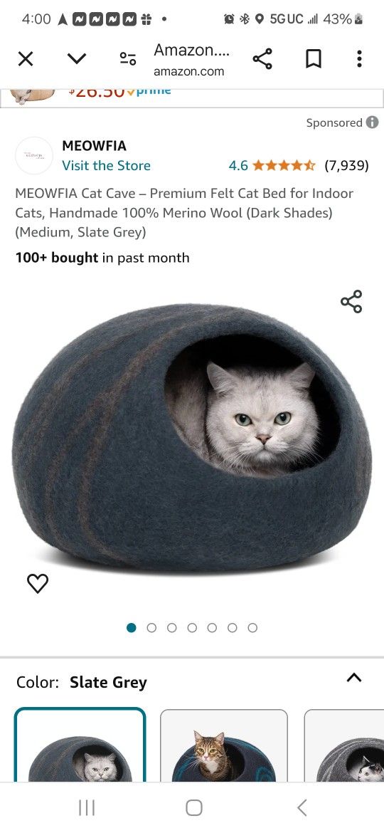 Felt Miewfia Cat House 