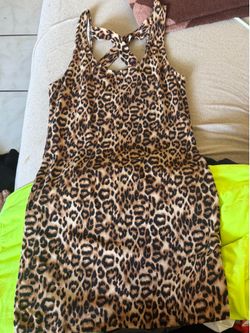 Leopard print dress
