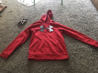 Boys red hoodie size small