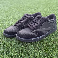 Travis Scott Jordan 1 Black Phantom
