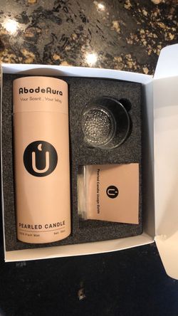 AbodeAura Pearled Candle Set