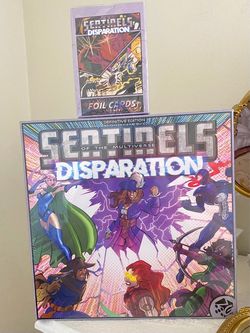 Sentinels disparation definitive edition board game and foil cards