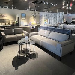Grey Sofa And Loveseat