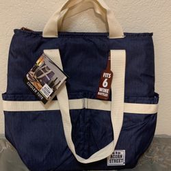 Cooler tote fit 6 wine bottles