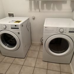 Electric LG Washer & Dryer 