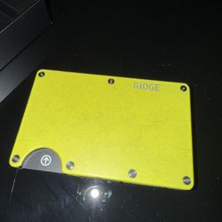 Hyper Lime Ridge Wallet V1