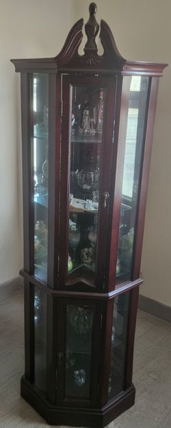 Curio Cabinet with Ornaments