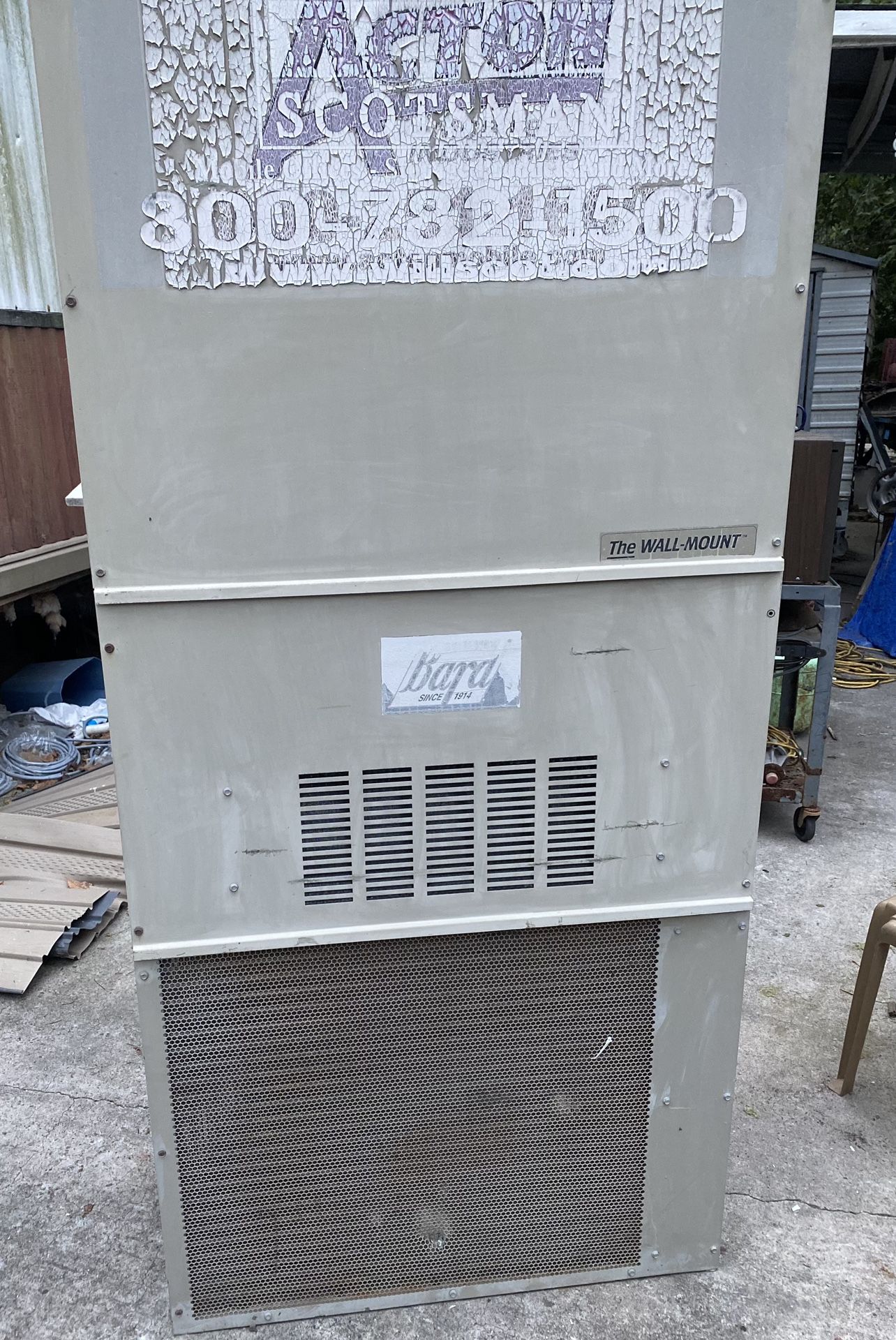 Used Bard 3 Ton R-22 Wall -Mount Ac - Heater Unit For Any Type