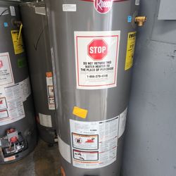 New Water Heater Rheem Performance Platinum Free Installation 