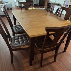 Dining Table, Chairs and Hutch