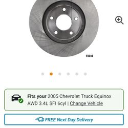 2-Front Brakes Rotor 