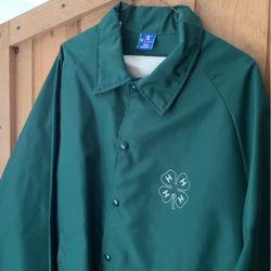 New Large  4 H Jacket Champion