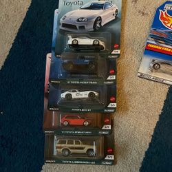 Toyota Hot Wheels Premium Full Set