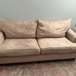 Beige sofa