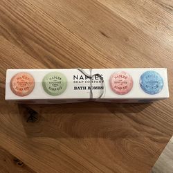 Naples Soap Company Bath Bombs Box of 5 Variety Scents
