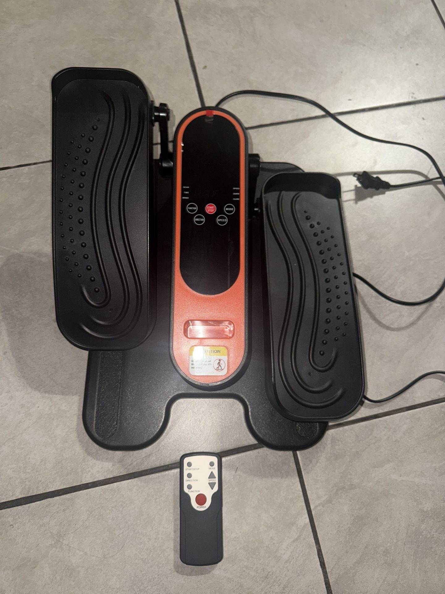 Under Desk/sitting Elliptical Portable Pedal Exercise Machine