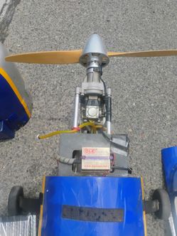 RC plane a yak 55 model seagull has a dle 30 motor in there playing ready to fly without receiver