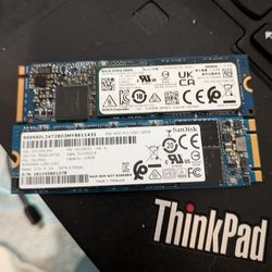 SanDisk 128Gb & Kioxia512 Gb SSD Drives