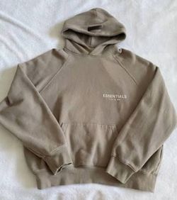 Fear of god essentials hoodie desert taupe